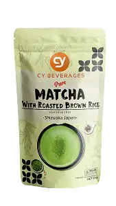 Matcha Latte – Roasted Brown Rice